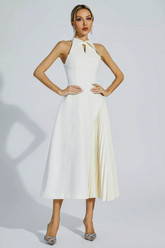 Cynthia Cream Midi Dress | Dress In Beauty